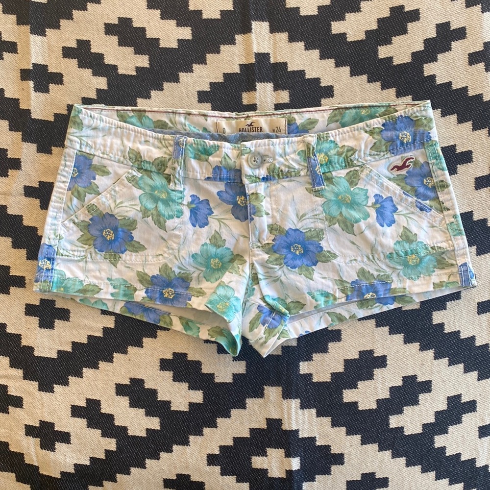 Floral Hollister Shorts